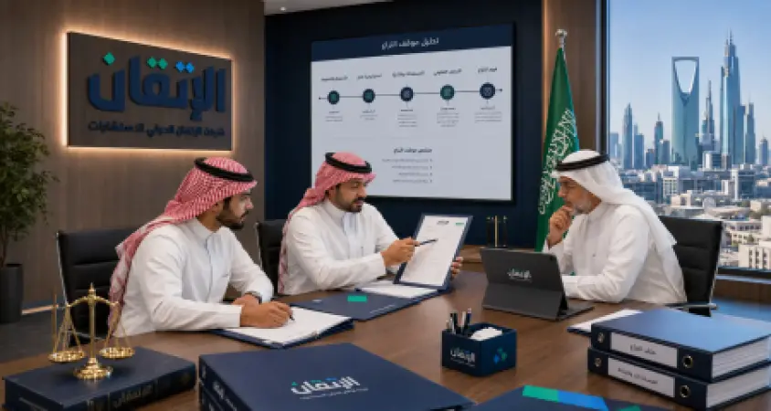 دراسة ملفات المنازعات وتحليل الموقف القانوني